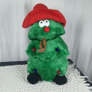 12" Holiday Christmas Tree Sombrero Plush Toy NOT WORKING.